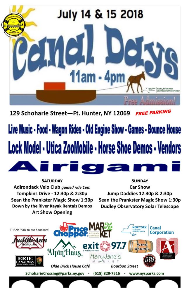 Canal Days Poster 2018