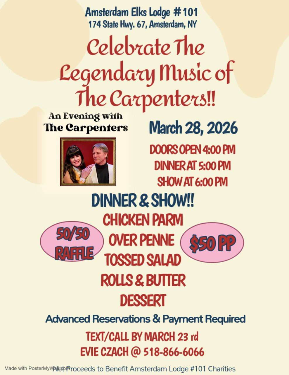The Carpenters 2026 – Made with PosterMyWall-2